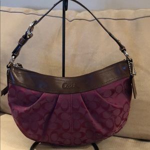 Authentic Coach bag and matching wallet.